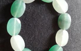 Bracelet élastique en aventurine - Les Trésors de Génie