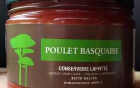 conserve poulet basquaise à salles