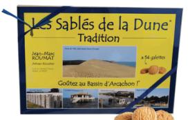 Bourriche de 54 sablés – Les Sablés de la Dune