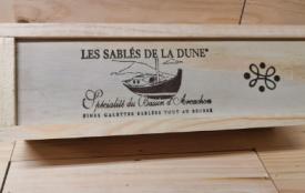 Coffret Bois 18 Sablés – PINASSE – Les Sablés de la Dune