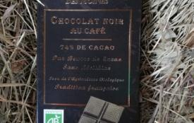 Chocolat Noir 100% au Café – Bio – 100g - Le Panier de Pomone