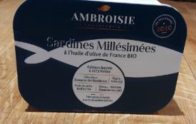 Sardines millésimées 2020 bio - Au Bonheur du Vrac