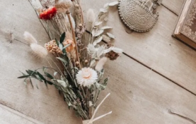 Bouquet en fleurs séchées