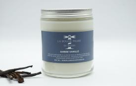 Bougie Ambre Vanille 50h (Transparent)