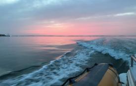 Traversée de nuit Cap Ferret dune du Pilat en bateau