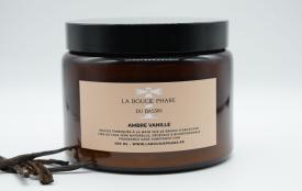 Bougie Ambre Vanille 90h (Ambré)