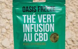 infusion thé vert Oasis freeze au Chanvre CBD